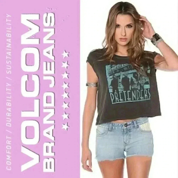 Volcom Pants - Volcom Brand Denim Jean Shorts Cherry Bomb